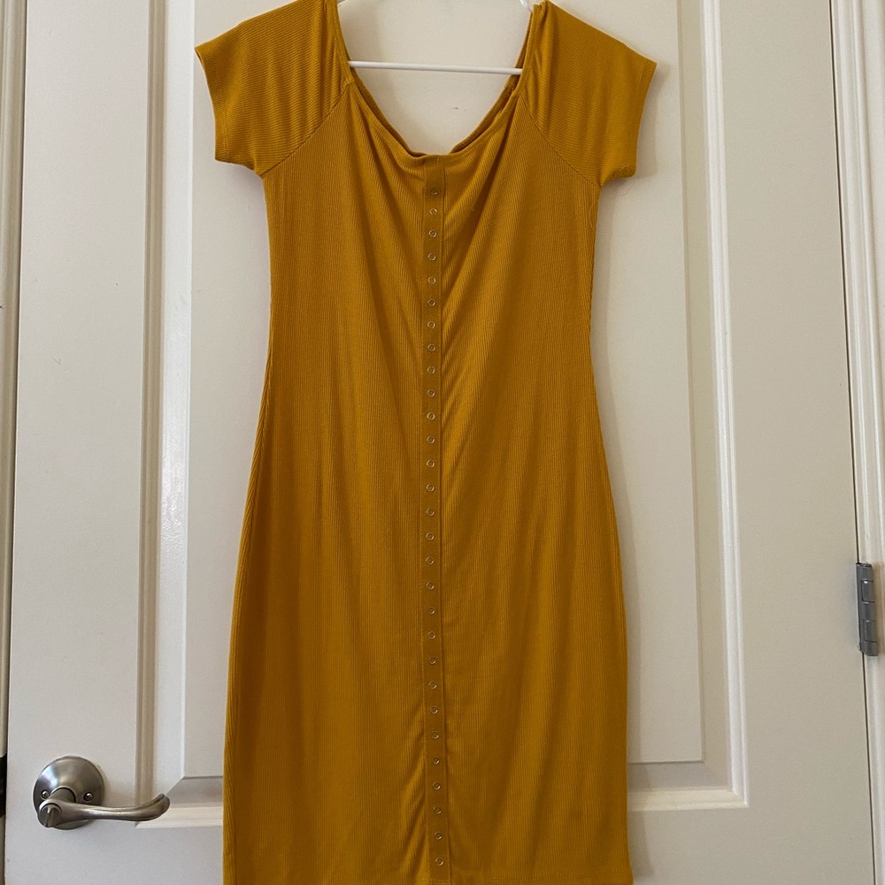 Mid Yellow Dress